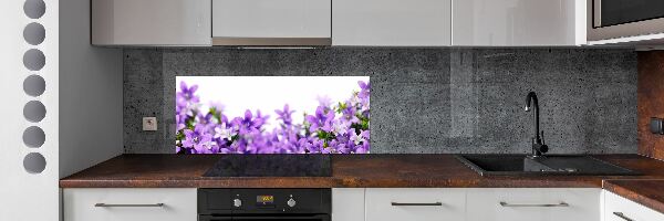 Panel do kuchyne Fialové zvončeky
