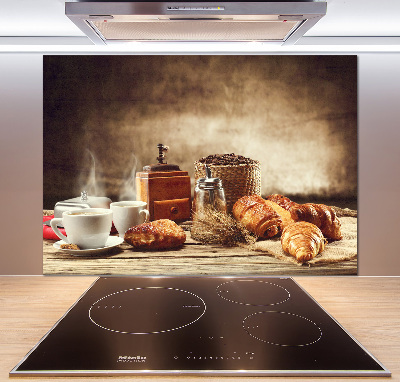 Sklenený panel do kuchynskej linky Raňajky
