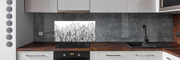 Panel do kuchyne Mrakodrap