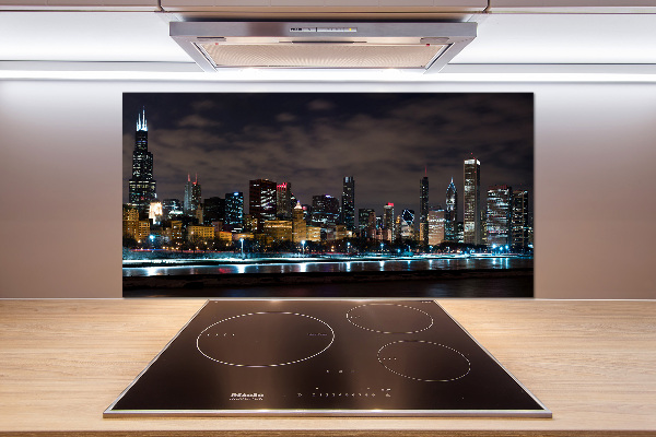 Dekoračný panel sklo Nočné Chicago