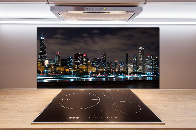 Dekoračný panel sklo Nočné Chicago