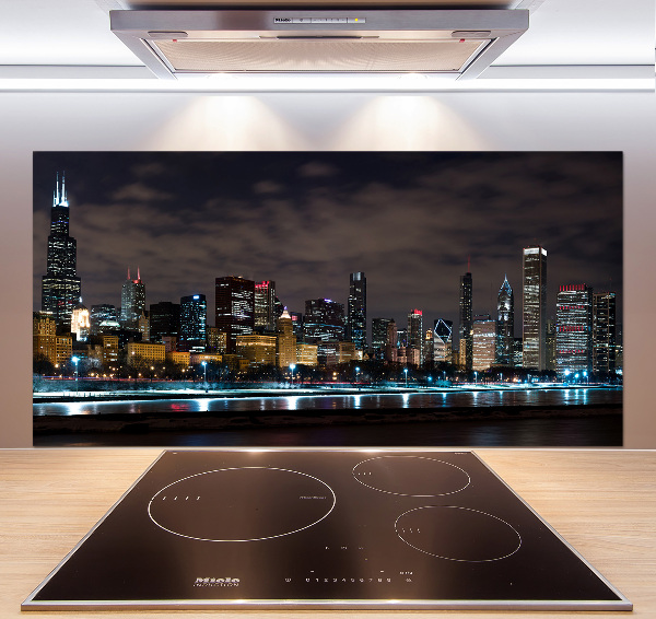 Dekoračný panel sklo Nočné Chicago