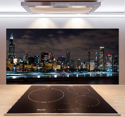 Dekoračný panel sklo Nočné Chicago