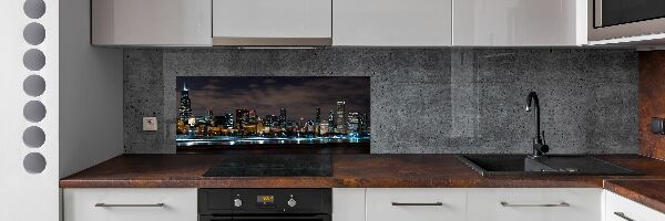 Dekoračný panel sklo Nočné Chicago