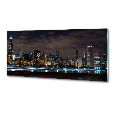 Dekoračný panel sklo Nočné Chicago