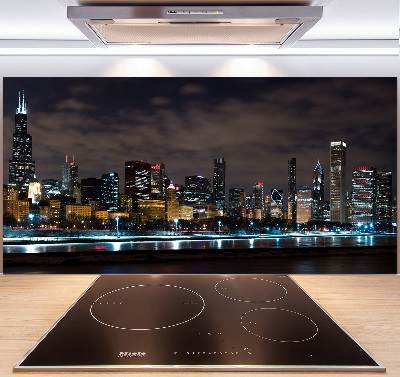 Dekoračný panel sklo Nočné Chicago