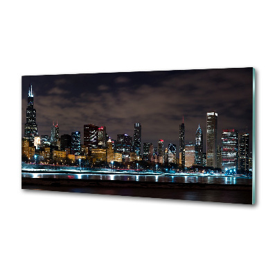 Dekoračný panel sklo Nočné Chicago