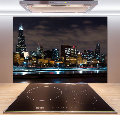 Dekoračný panel sklo Nočné Chicago