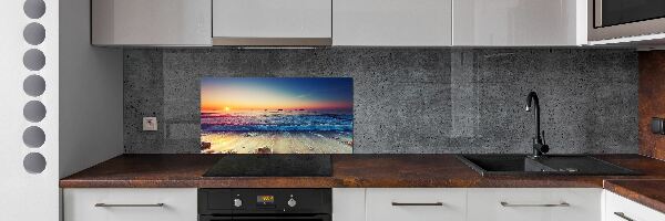Panel lacobel Východ slunde mora