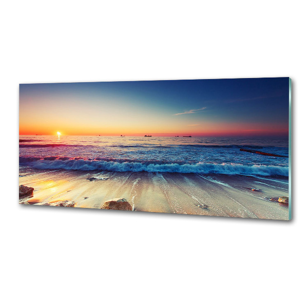 Panel lacobel Východ slunde mora