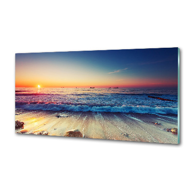 Panel lacobel Východ slunde mora