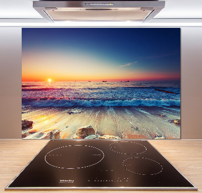 Panel lacobel Východ slunde mora