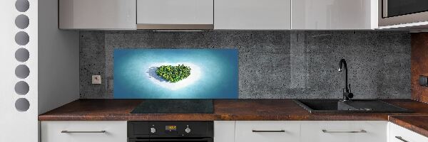 Panel lacobel Ostrov tvar srdca