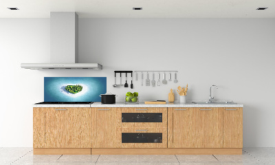 Panel lacobel Ostrov tvar srdca