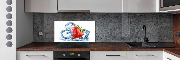 Panel do kuchyne Jahoda s ľadom