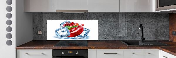 Panel do kuchyne Granátové jablko s ľadom