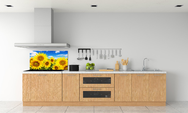 Dekoračný panel sklo Slnečníky