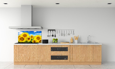 Dekoračný panel sklo Slnečníky