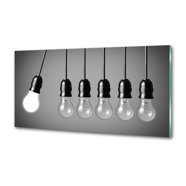 Panel do kuchyne Šesť žiaroviek