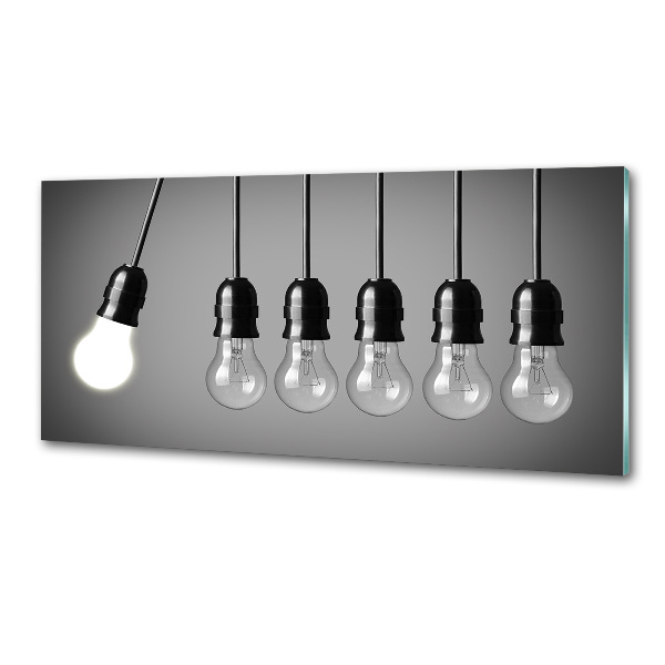 Panel do kuchyne Šesť žiaroviek