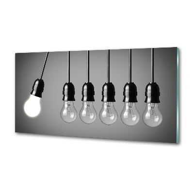 Panel do kuchyne Šesť žiaroviek