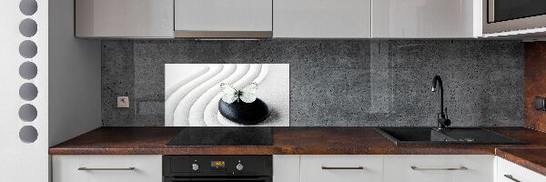 Panel do kuchyne Kameň zen a motýľ