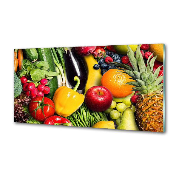 Panel do kuchyne Zelenina a ovocie