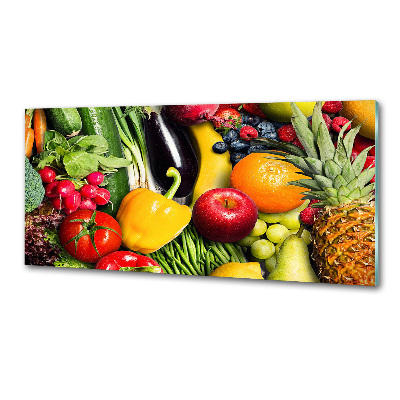Panel do kuchyne Zelenina a ovocie
