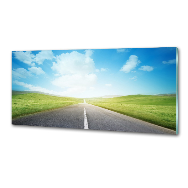 Panel do kuchyne Cesta cez lúku