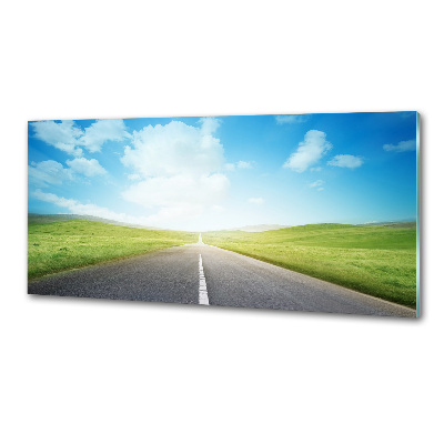 Panel do kuchyne Cesta cez lúku