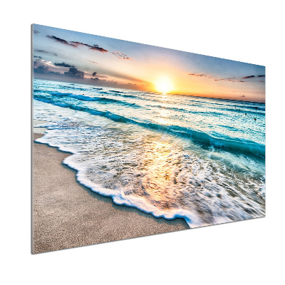 Panel lacobel Západ slnka pláž