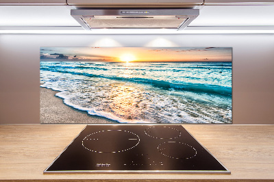 Panel lacobel Západ slnka pláž
