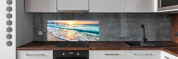 Panel lacobel Západ slnka pláž