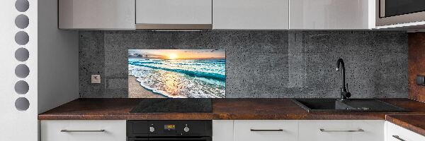 Panel lacobel Západ slnka pláž
