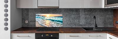 Panel lacobel Západ slnka pláž