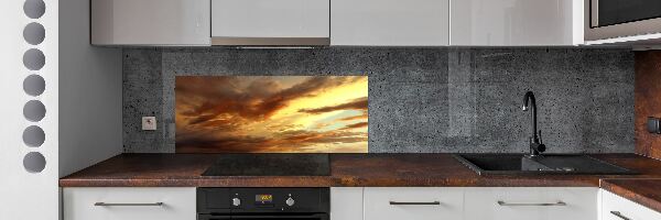 Panel do kuchyne Východ slunde