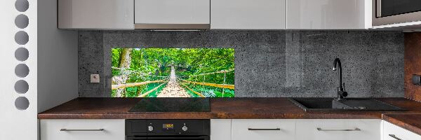 Panel do kuchyne Most bambusový les