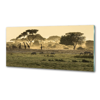 Panel do kuchyne Žirafy na savane