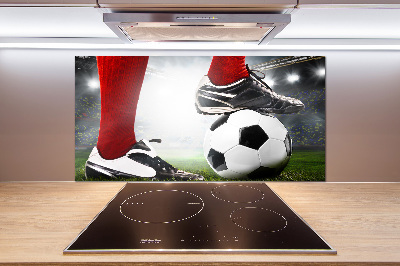 Panel do kuchyne Nohy futbalistu