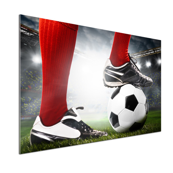 Panel do kuchyne Nohy futbalistu