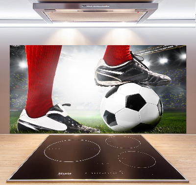 Panel do kuchyne Nohy futbalistu
