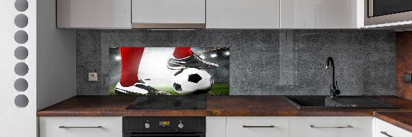 Panel do kuchyne Nohy futbalistu