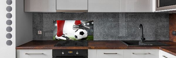 Panel do kuchyne Nohy futbalistu