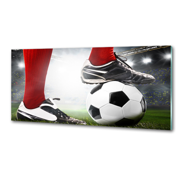 Panel do kuchyne Nohy futbalistu