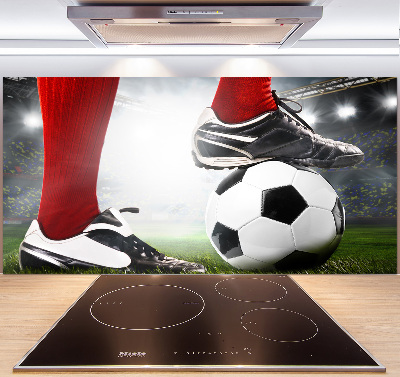 Panel do kuchyne Nohy futbalistu