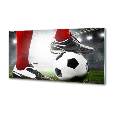 Panel do kuchyne Nohy futbalistu