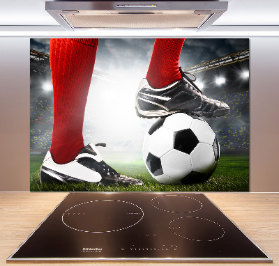 Panel do kuchyne Nohy futbalistu