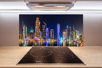Dekoračný panel sklo Nočný Dubai