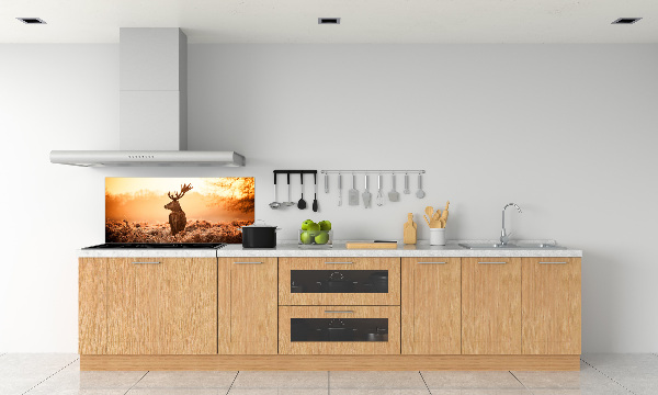 Panel lacobel Jeleň východ slnka
