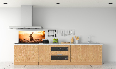 Panel lacobel Jeleň východ slnka